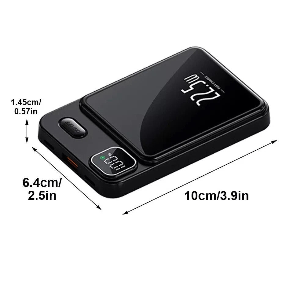 9000000mAh Power Bank Magnetic Battery Pack Wireless Charger For 16-15-14 - Magic Store