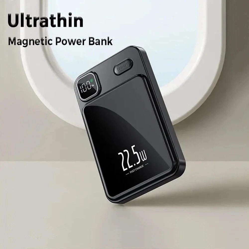 9000000mAh Power Bank Magnetic Battery Pack Wireless Charger For 16-15-14 - Magic Store