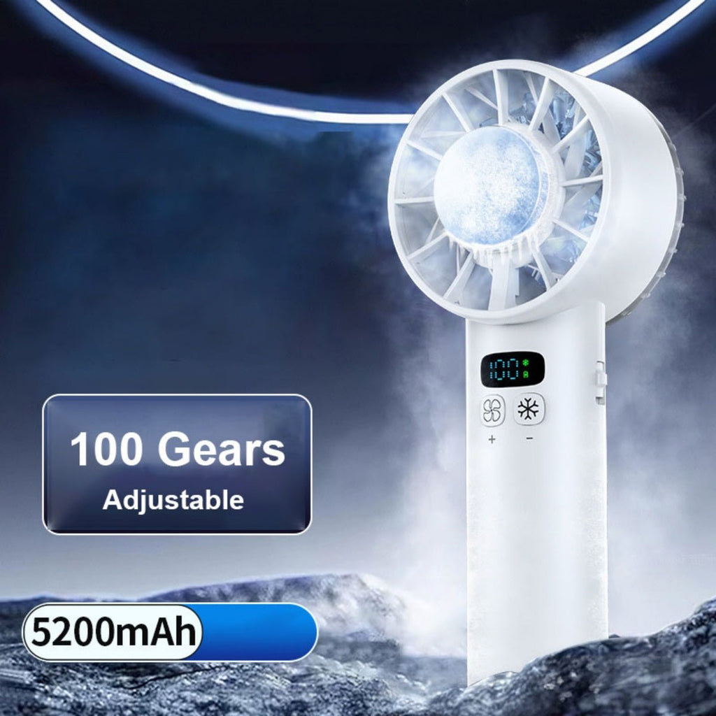 Handheld Portable Fan ,Speed Adjustable Turbo Mini Fans, 5000mAh Battery - Magic Store
