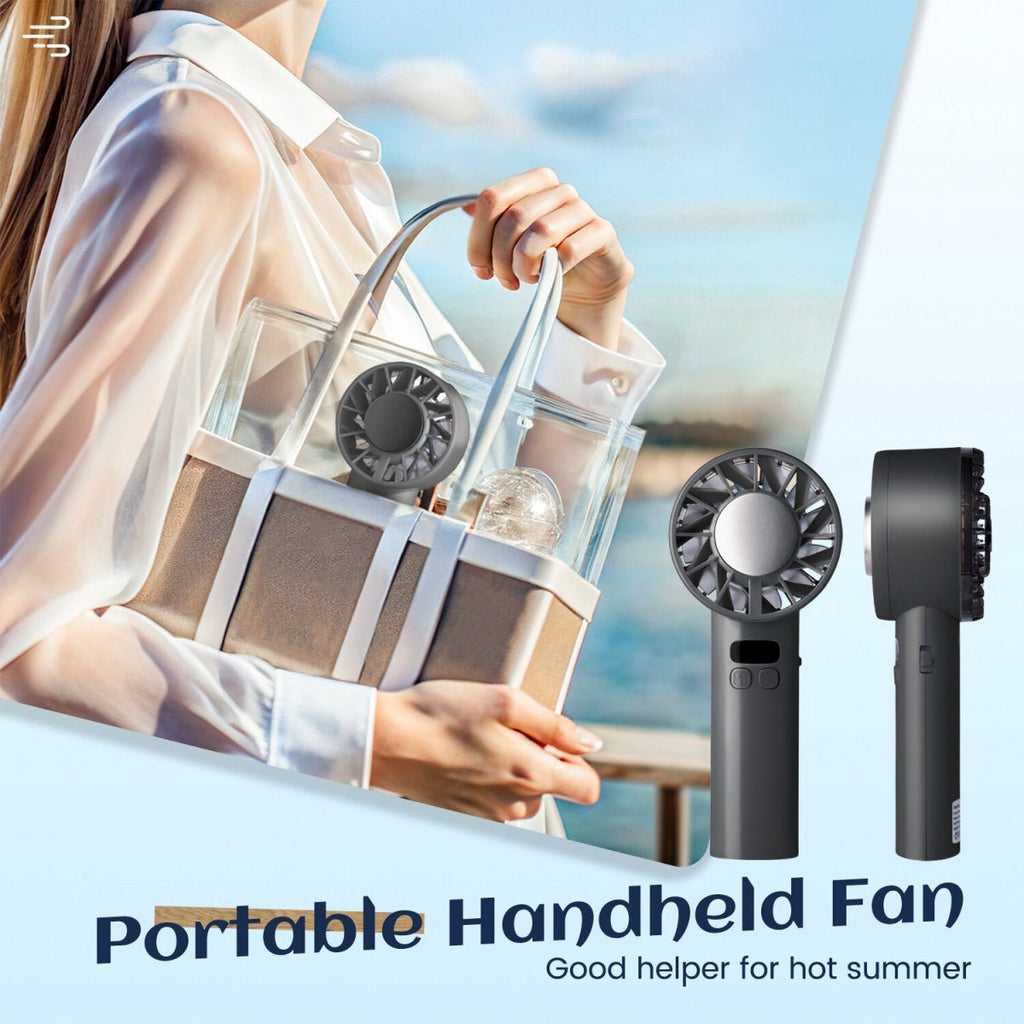 Handheld Portable Fan ,Speed Adjustable Turbo Mini Fans, 5000mAh Battery - Magic Store
