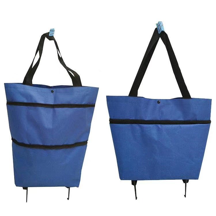 Large Capacity Foldable And Portable Wheels Shopping Grocery Bag - Magic Store