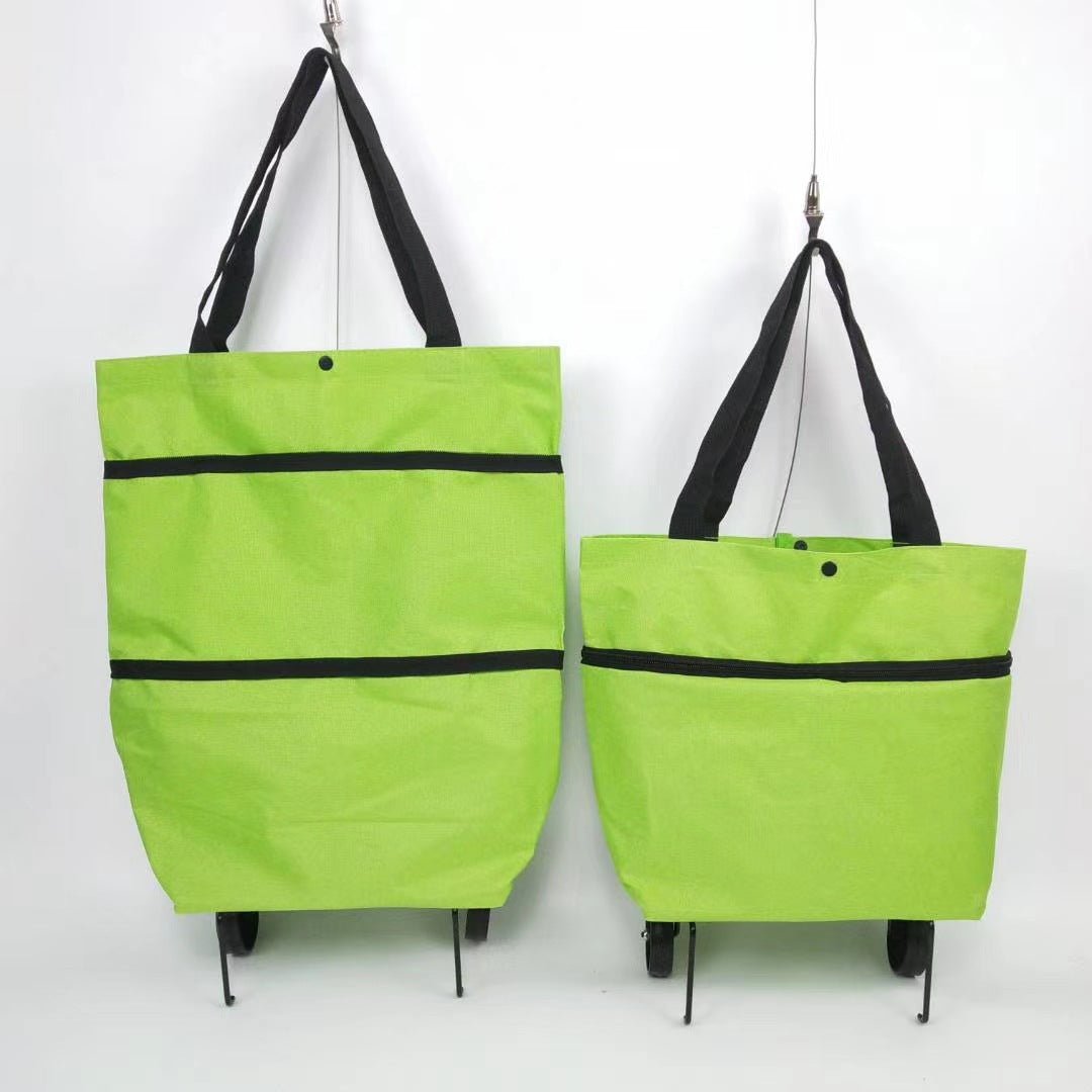 Large Capacity Foldable And Portable Wheels Shopping Grocery Bag - Magic Store