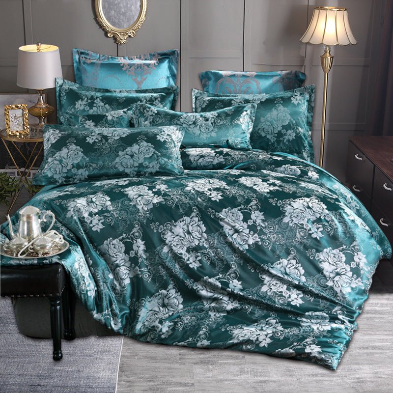 Luxury Satin Bedding Set – Silky Duvet Cover & Pillowcases - Magic Store