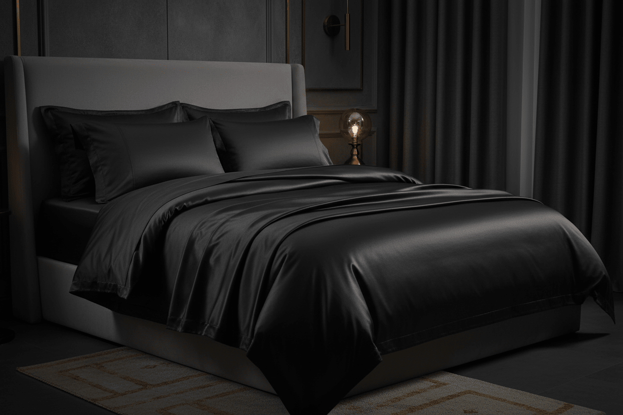 Luxury Satin Bedding Set – Silky Duvet Cover & Pillowcases - Magic Store