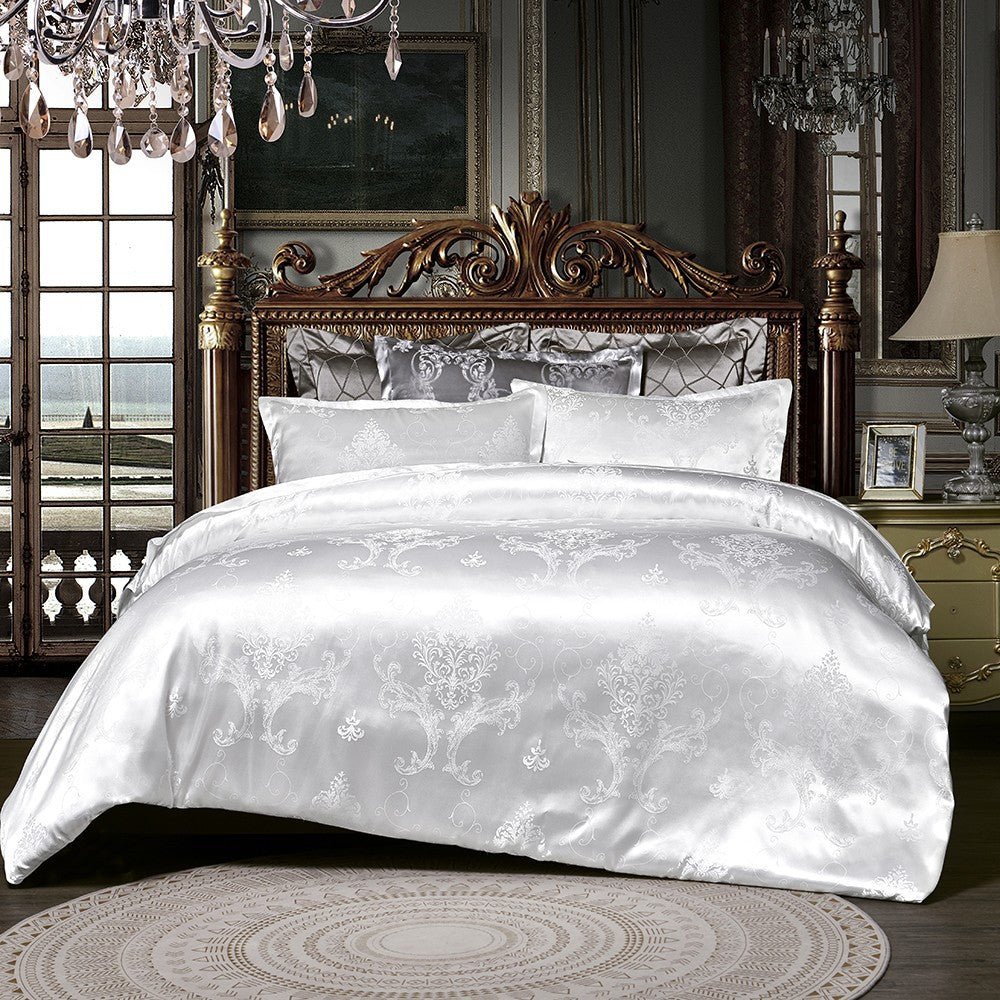 Luxury Satin Bedding Set – Silky Duvet Cover & Pillowcases - Magic Store