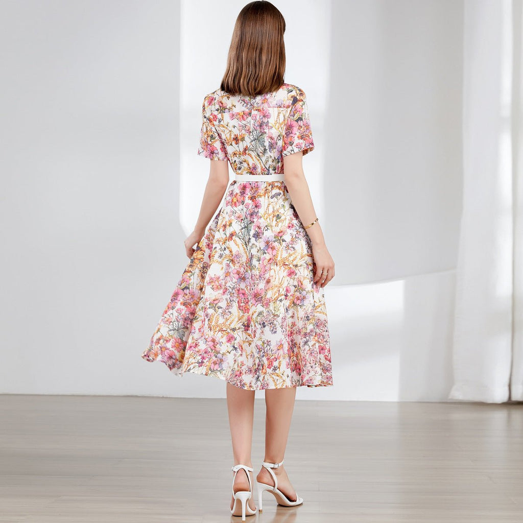 Mild Luxury Retro Elegant Dress Women - Magic Store
