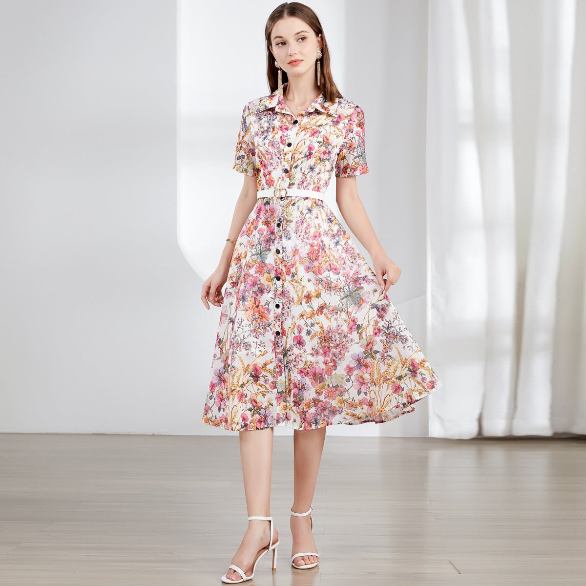 Mild Luxury Retro Elegant Dress Women - Magic Store