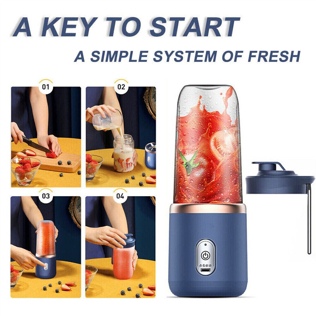 New Electric Mini Juice Maker Portable Blender Smoothie Juicer Fruit Machine UK - Magic Store