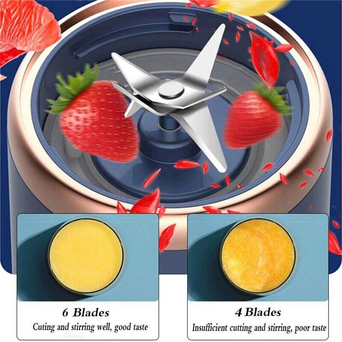 New Electric Mini Juice Maker Portable Blender Smoothie Juicer Fruit Machine UK - Magic Store