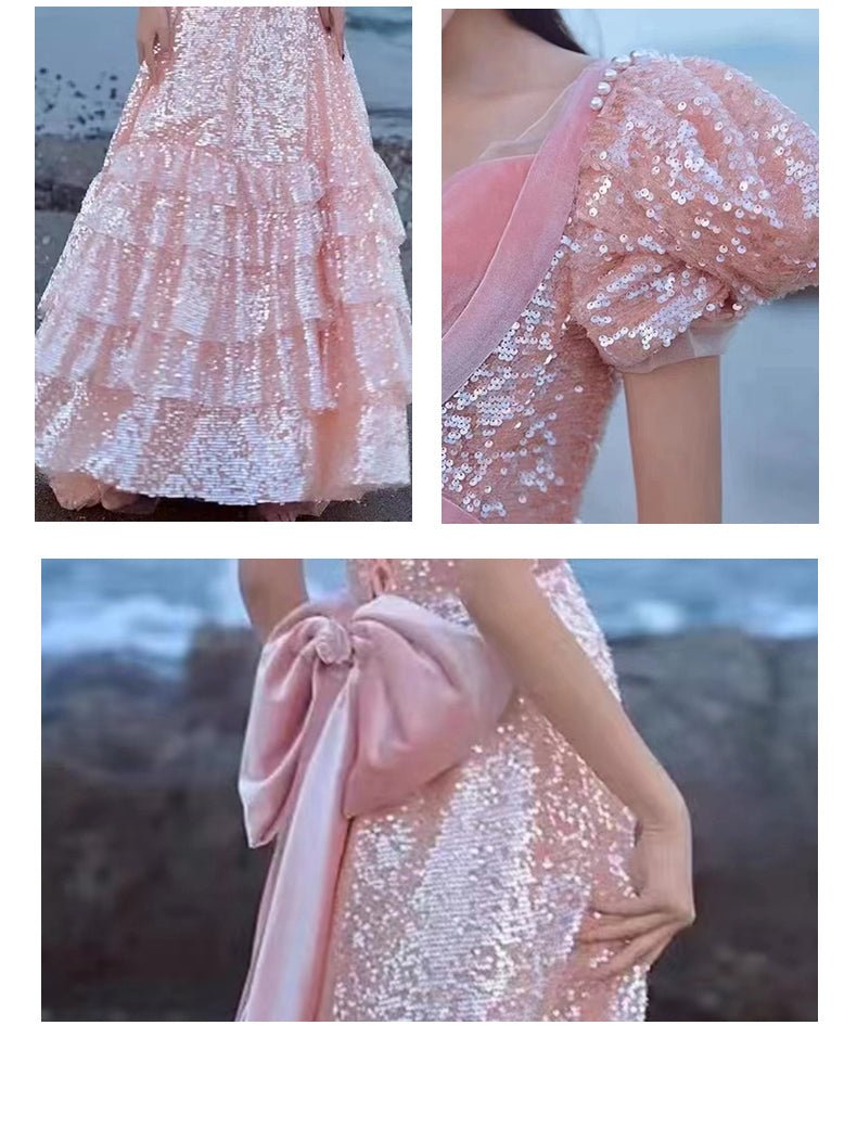 Pink Evening Dress For High End Luxury Women - Magic Store