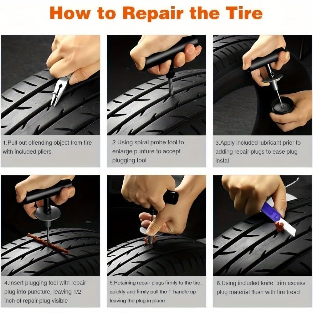 Portable Car Tire Repair Kit - Magic Store