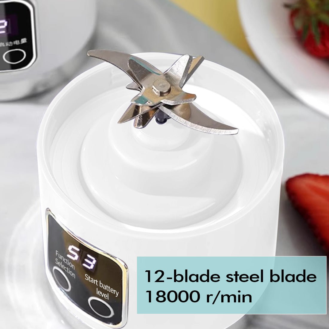 Portable USB Rechargeable Juicer Cup Electric Mixer Blender Smoothie Maker 450ml - Magic Store