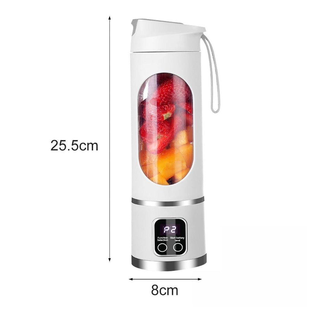 Portable USB Rechargeable Juicer Cup Electric Mixer Blender Smoothie Maker 450ml - Magic Store