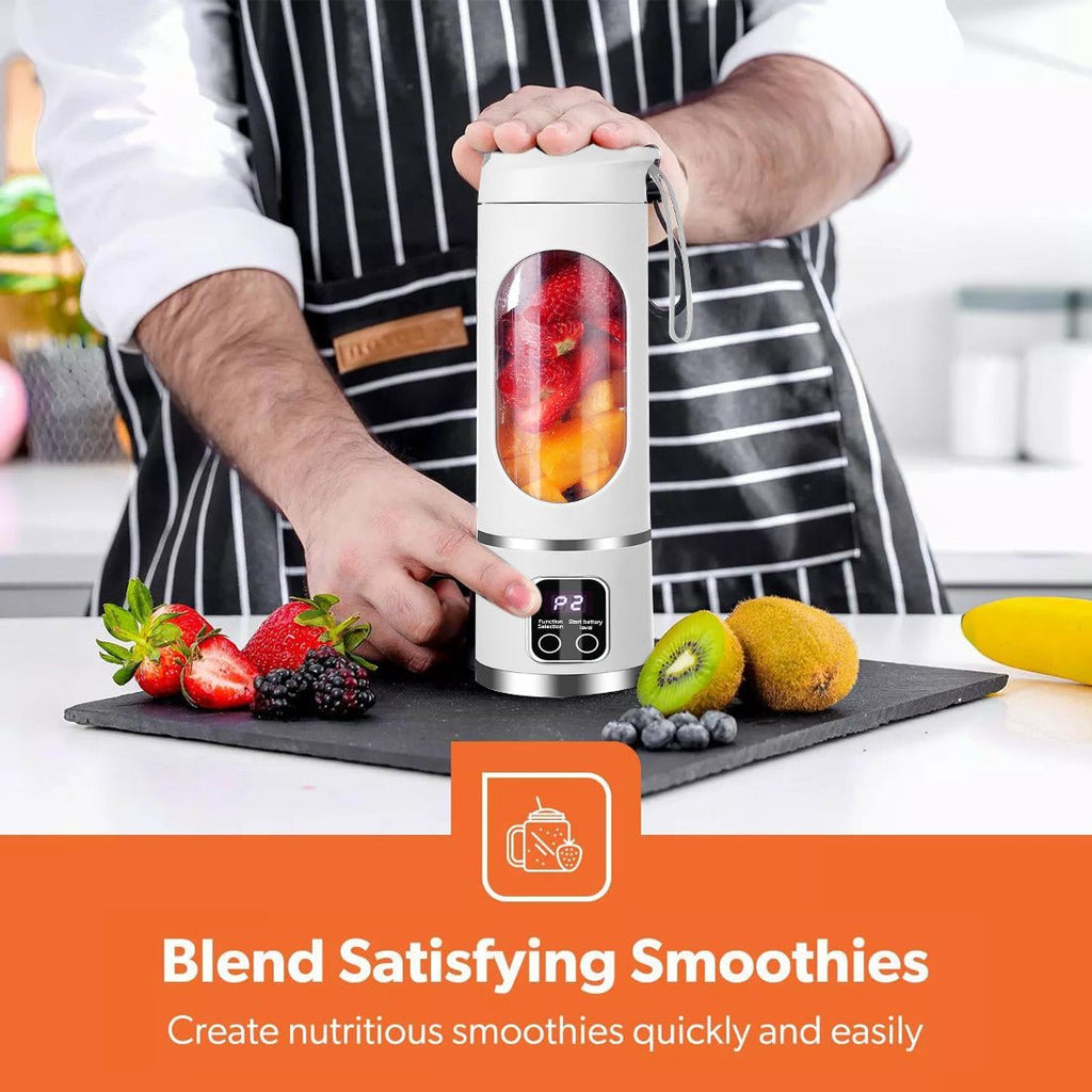 Portable USB Rechargeable Juicer Cup Electric Mixer Blender Smoothie Maker 450ml - Magic Store