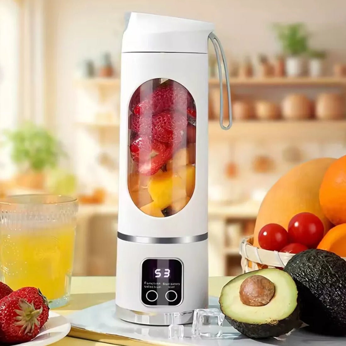 Portable USB Rechargeable Juicer Cup Electric Mixer Blender Smoothie Maker 450ml - Magic Store