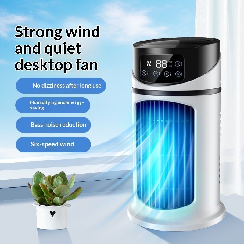 USB Mini Air Cooler Fan – Portable Evaporative Cooling for Home & Office - Magic Store