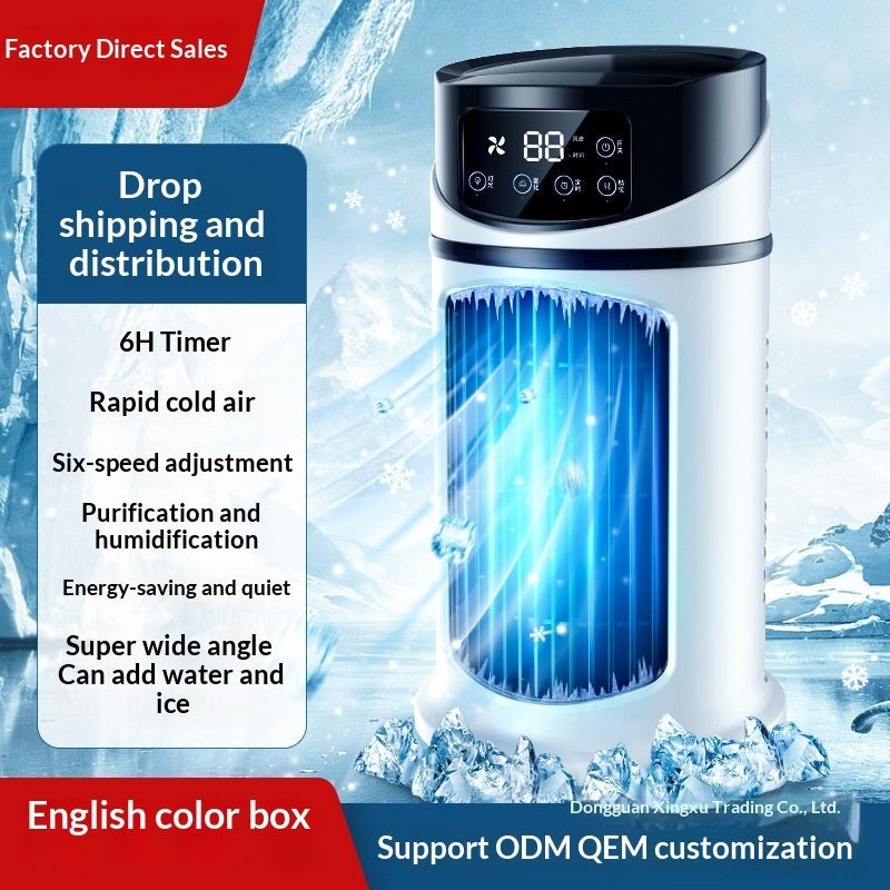 USB Mini Air Cooler Fan – Portable Evaporative Cooling for Home & Office - Magic Store