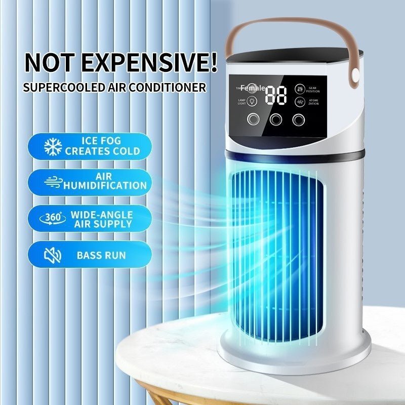 USB Mini Air Cooler Fan – Portable Evaporative Cooling for Home & Office - Magic Store