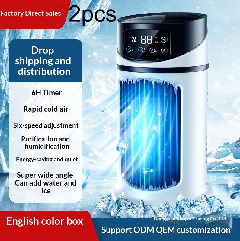 USB Mini Air Cooler Fan – Portable Evaporative Cooling for Home & Office - Magic Store