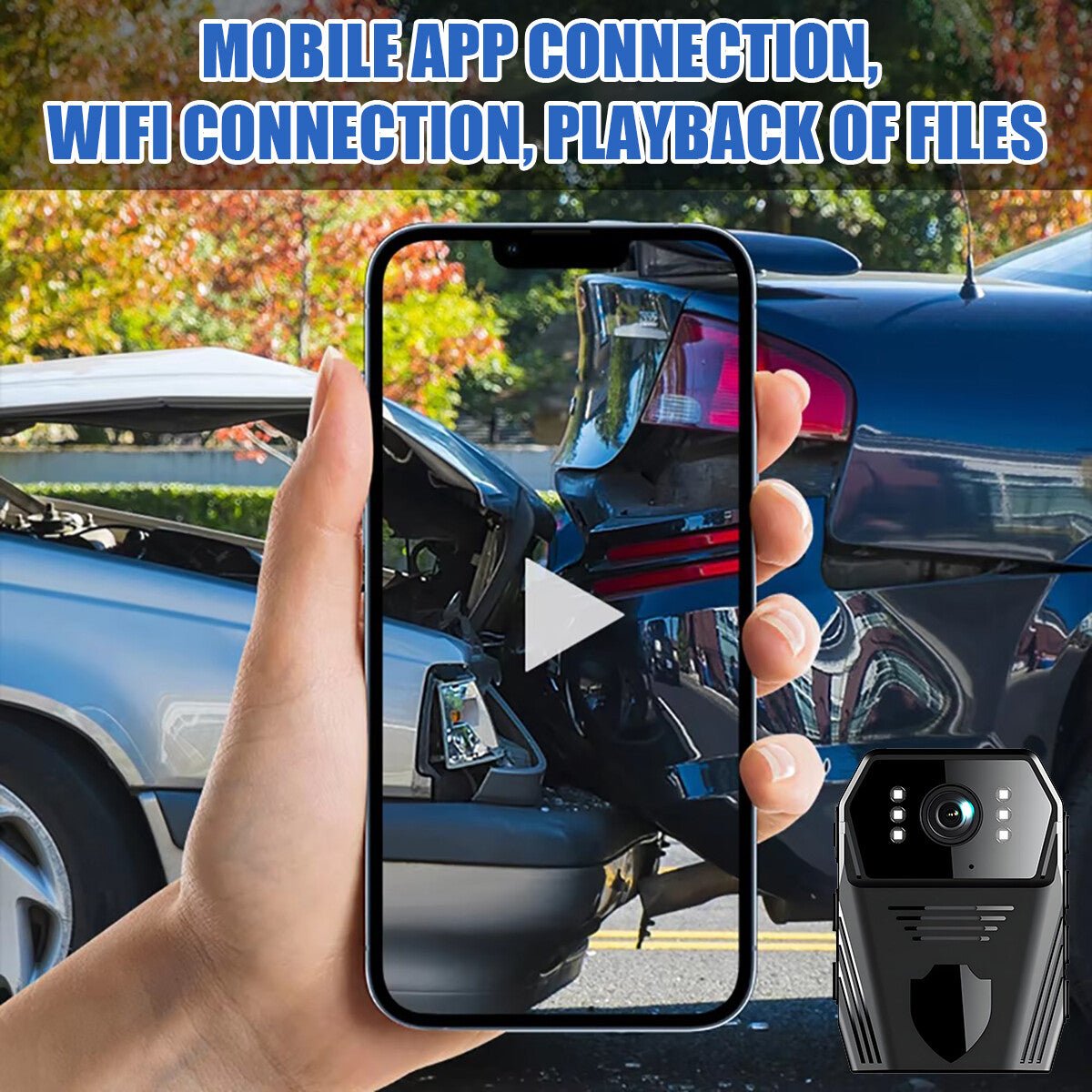 WIFI 4K Mini Camera Camcorder Body Police Cam With Audio Video DVR IR Night Cam - Magic Store