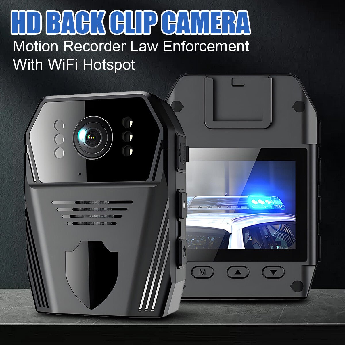 WIFI 4K Mini Camera Camcorder Body Police Cam With Audio Video DVR IR Night Cam - Magic Store